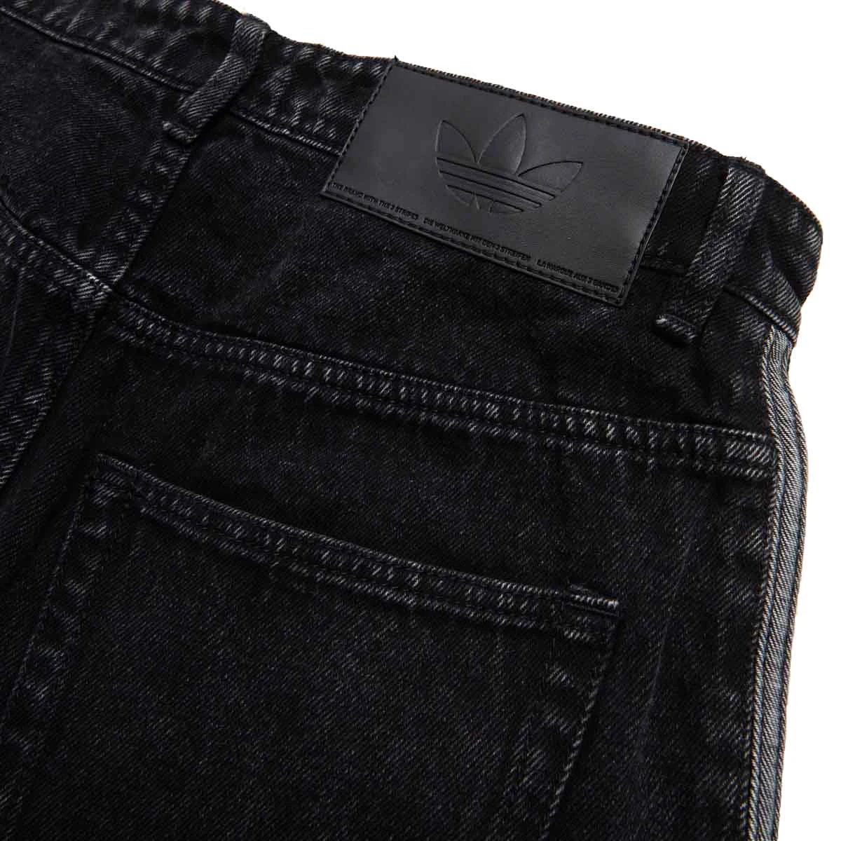 Adidas Denim Firebird Shorts - True Black Denim 7 Adidas Denim Firebird Shorts - True Black Denim - Image 5