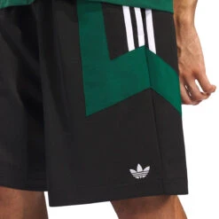 Adidas Football Shorts - Black/Dark Green/White 11 Adidas Football Shorts - Black/Dark Green/White -DADDIES Skate Gear 196477510606 5