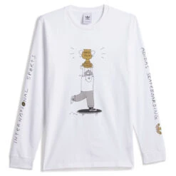 Adidas HJ Champ Long Sleeve T-Shirt - White