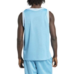 Adidas Varsity Basketball Tank Top - App Sky Rush -DADDIES Skate Gear 196477614236 5