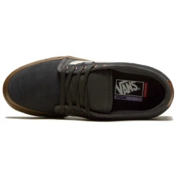 Vans Chukka Low Sidestripe Shoes - Herringbone Dark Grey/Gum -DADDIES Skate Gear 196571251191 3
