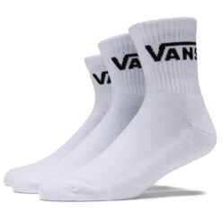 Vans Classic Half Crew Socks - White