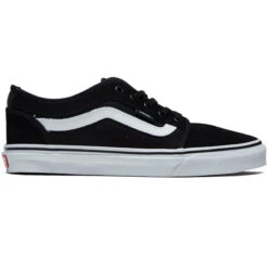 Vans Chukka Low Sidestripe Shoes - Black/White