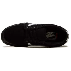Vans Chukka Low Sidestripe Shoes - Black/Black/White -DADDIES Skate Gear 196575189865 3