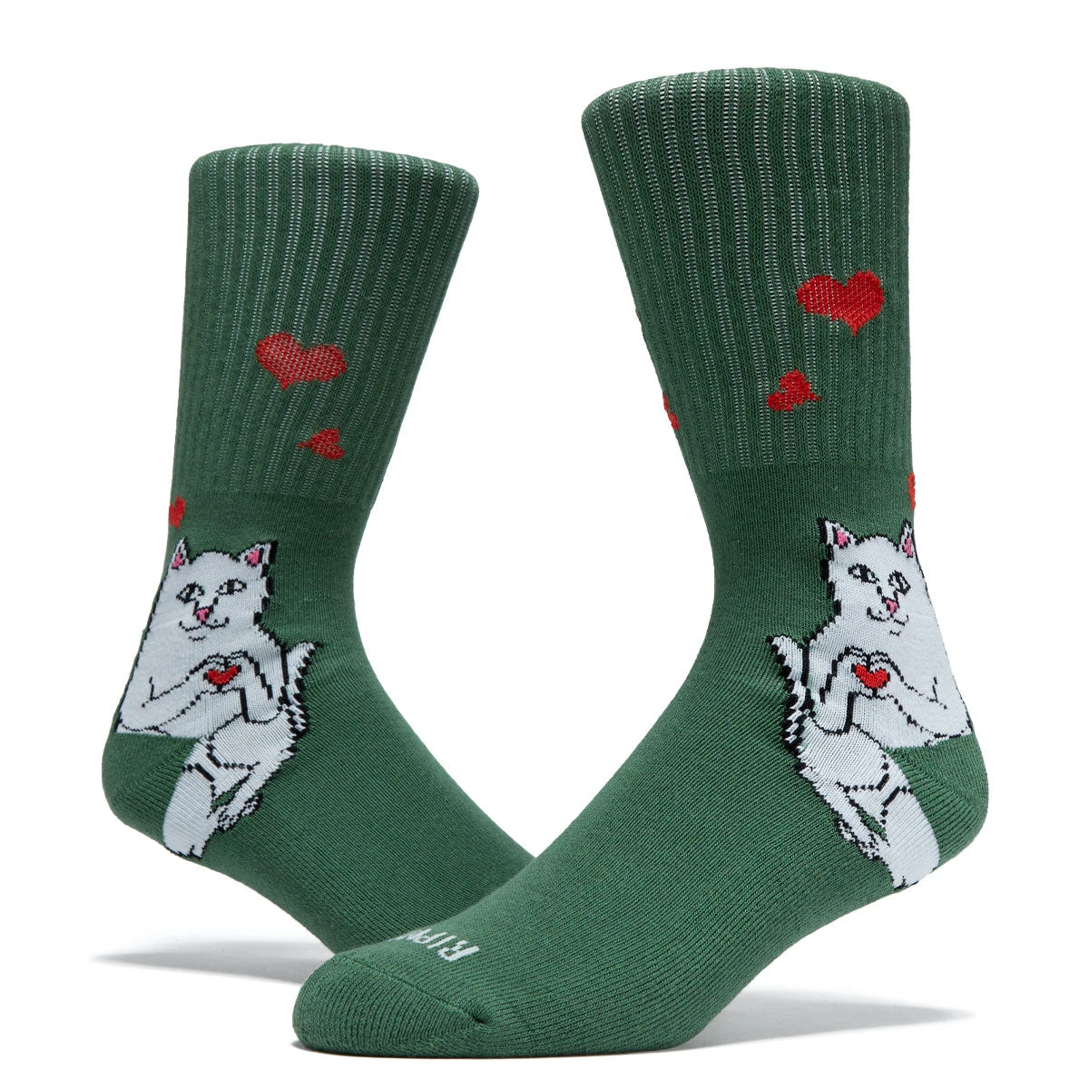 RIPNDIP Nermal Loves Socks - Dusty Pine 4 RIPNDIP Nermal Loves Socks - Dusty Pine - Image 2