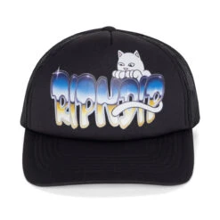 RIPNDIP Chroma Trucker Hat - Black 7 RIPNDIP Chroma Trucker Hat - Black -DADDIES Skate Gear 196647136568 3