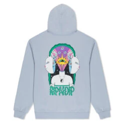 RIPNDIP Mind Games Hoodie - Powder Blue -DADDIES Skate Gear 196647138678 2
