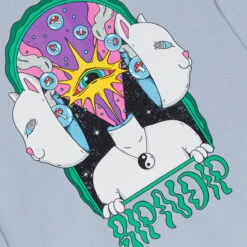 RIPNDIP Mind Games Hoodie - Powder Blue -DADDIES Skate Gear 196647138678 4
