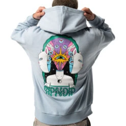 RIPNDIP Mind Games Hoodie - Powder Blue -DADDIES Skate Gear 196647138678 5