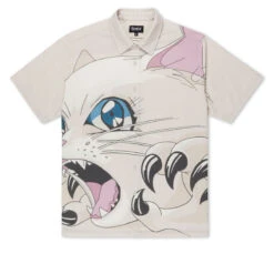 RIPNDIP Metal Claw Button Up Shirt - Bone