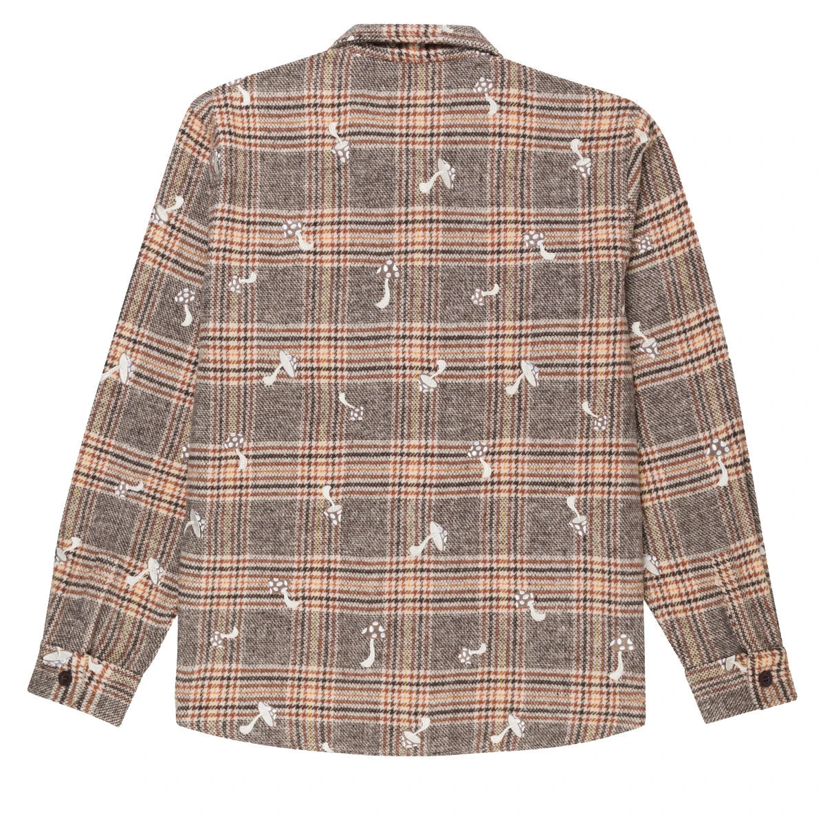 RIPNDIP Euphoria Button Up Plaid Jacket - Brown Plaid 4 RIPNDIP Euphoria Button Up Plaid Jacket - Brown Plaid - Image 2