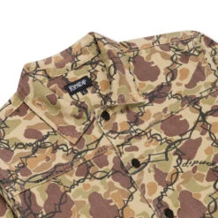 RIPNDIP Wired Button Up Jacket - Tan Camo -DADDIES Skate Gear 196647145546 3