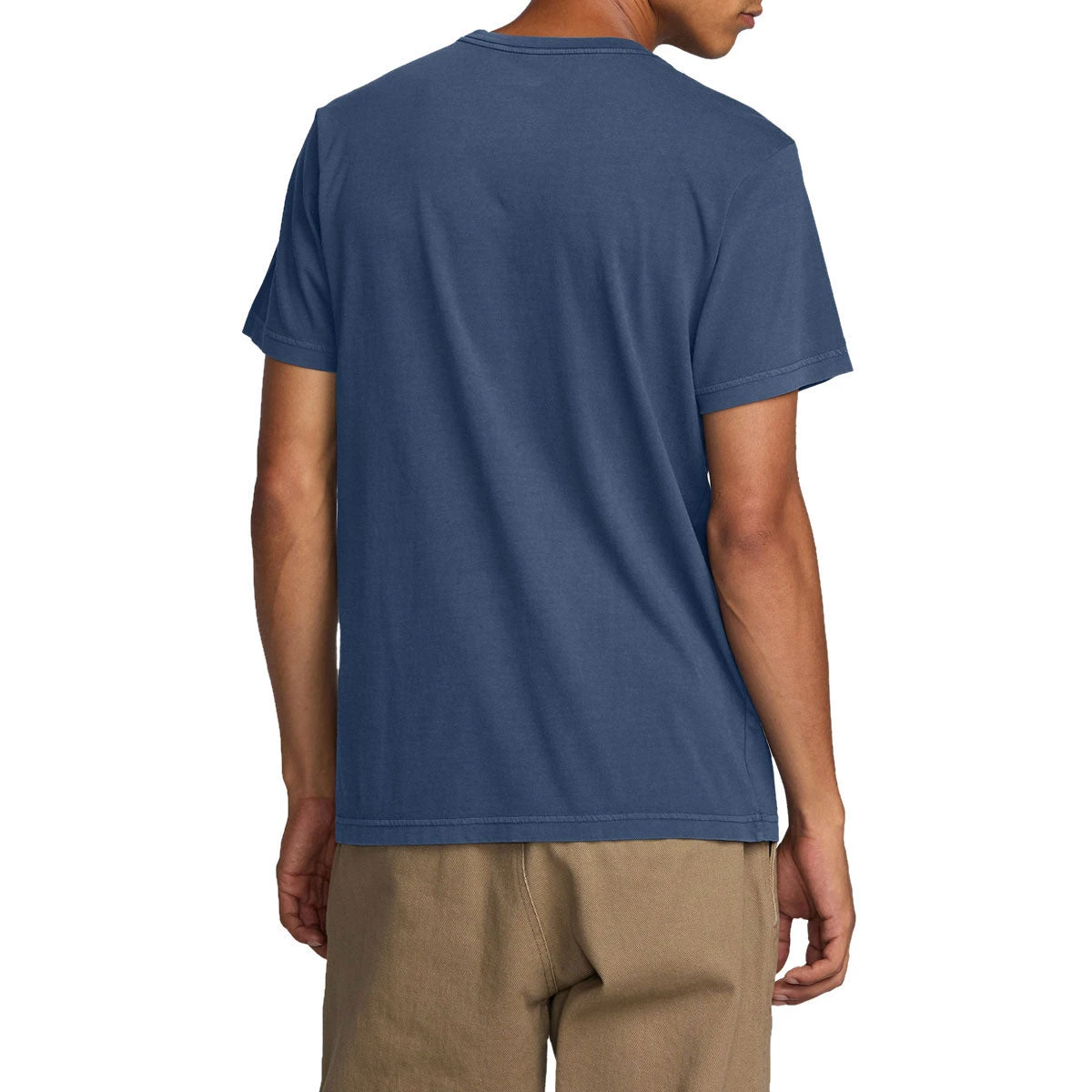 RVCA Contact Scripts Pocket T-Shirt - Moody Blue 6 RVCA Contact Scripts Pocket T-Shirt - Moody Blue - Image 4