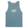 RVCA Frond Script Tank Top - Vintage Navy -DADDIES Skate Gear 196752215196 1