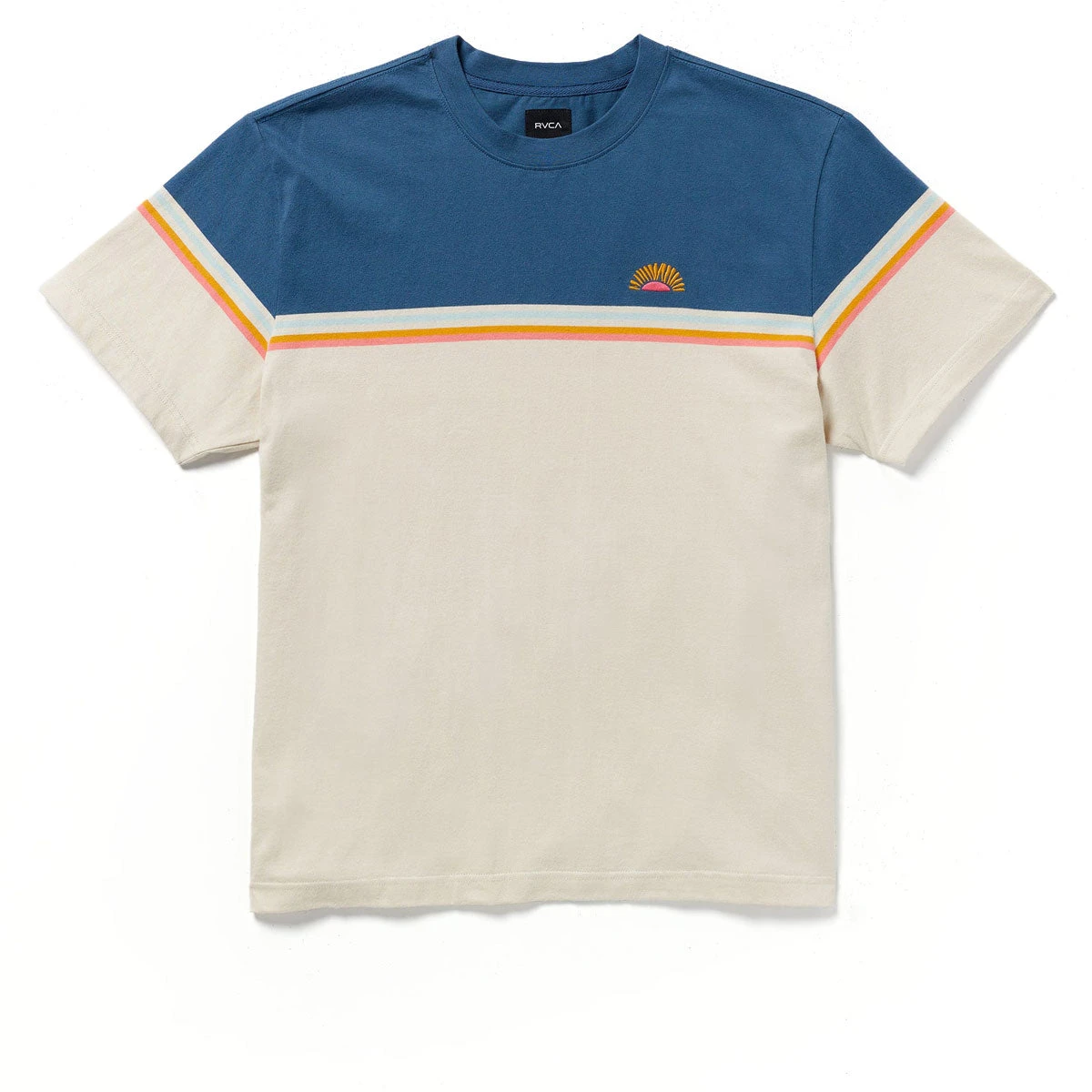 RVCA Pismo Stripe T-Shirt - Vintage Navy 3 RVCA Pismo Stripe T-Shirt - Vintage Navy