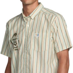 RVCA Jacobs Archive Stripe Shirt - Multi -DADDIES Skate Gear 196752218449 3