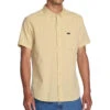 RVCA Thatll Do Stripe Shirt - Natural