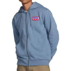 RVCA Supplier Zip Hoodie - Vintage Navy