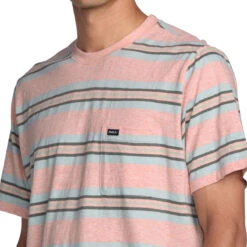 RVCA Magnolia Crew T-Shirt - Peach -DADDIES Skate Gear 196752225379 4