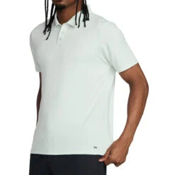 RVCA Balance Polo Shirt - Green Tea 10 RVCA Balance Polo Shirt - Green Tea -DADDIES Skate Gear 196752225423 4