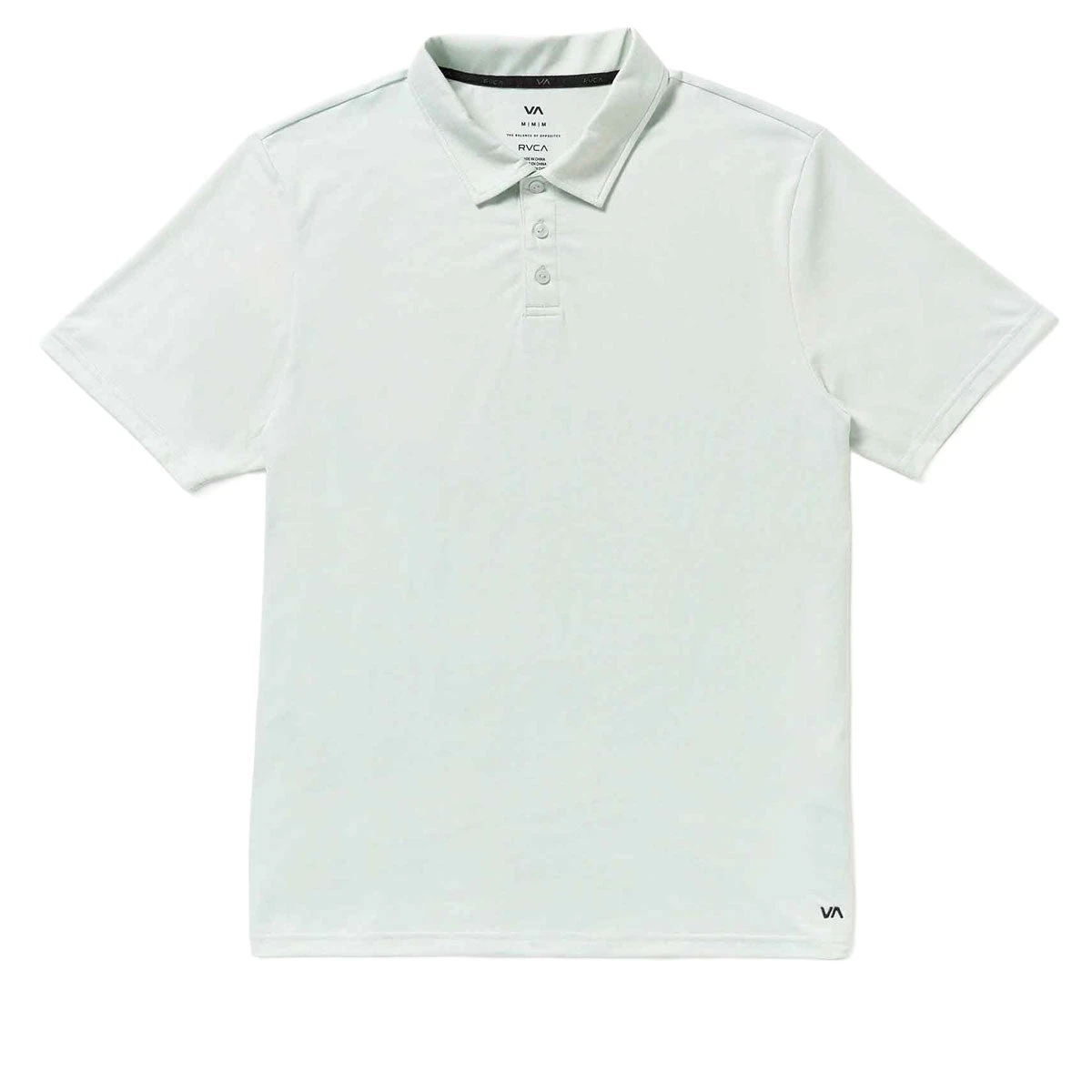RVCA Balance Polo Shirt - Green Tea 7 RVCA Balance Polo Shirt - Green Tea - Image 5