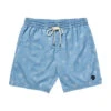 RVCA Escape Elastic Chambray 17 Shorts - Washed Chambray -DADDIES Skate Gear 196752226048 1