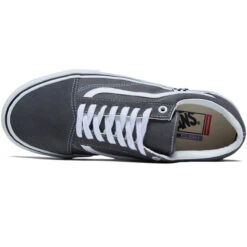 Vans Skate Old Skool Shoes - Pewter/White 9 Vans Skate Old Skool Shoes - Pewter/White -DADDIES Skate Gear 197063314912 3