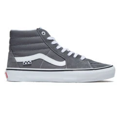 Vans Skate Sk8-hi Shoes - Pewter/White