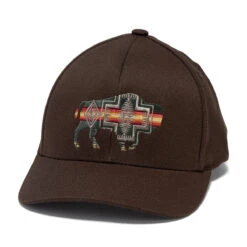 Pendleton Embroidered Hat - Bison/Dark Brown