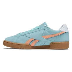 Reebok Club C Grounds UK Shoes - Ai Aqua/Sunkissed Orange/Gum -DADDIES Skate Gear 197323325856 2