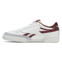 Reebok Club C Revenge Vintage Shoes - Chalk/Burgundy/Grey -DADDIES Skate Gear 197323815050 2