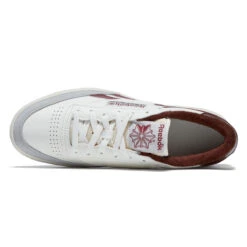 Reebok Club C Revenge Vintage Shoes - Chalk/Burgundy/Grey -DADDIES Skate Gear 197323815050 3