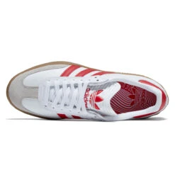 Adidas Puig Samba Shoes - Ftwr White/Better Scarlet/Gum 9 Adidas Puig Samba Shoes - Ftwr White/Better Scarlet/Gum -DADDIES Skate Gear 197612141396 3