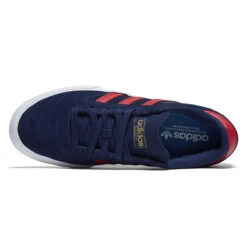 Adidas Busenitz Vulc II Shoes - Dark Blue/Better Scarlet/Gold Metallic -DADDIES Skate Gear 197614249687 3
