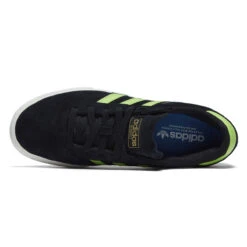 Adidas Busenitz Vulc II Shoes - Core Black/Semi Solar Slime/Gold Metallic -DADDIES Skate Gear 197614261238 3