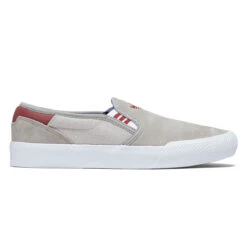 Adidas Shmoofoil Slip Shoes - Beige/Preloved Ruby/Aluminum