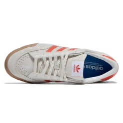 Adidas Nora Shoes - Wonder White/Orange/Gum -DADDIES Skate Gear 197615846663 3