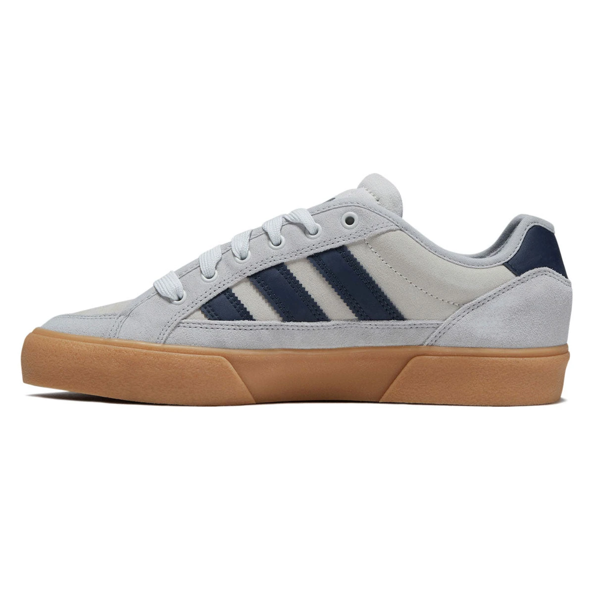 Adidas Court TNS Premiere Shoes - Grey/Core Navy/Gum 4 Adidas Court TNS Premiere Shoes - Grey/Core Navy/Gum - Image 2