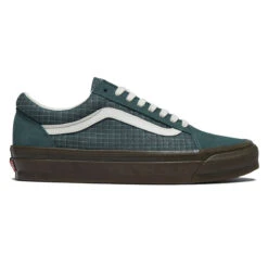 Vans Old Skool MTE Shoes - Washed Ripstop Dark Forest