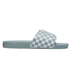 Vans La Costa Slide-On MTE Sandals - Checkerboard Light Grey
