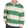 Vans Ward Stripe Rugby Long Sleeve Knit Shirt - Fairway/Lemon Icing -DADDIES Skate Gear 197643402251 1