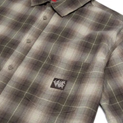Vans Skate Plaid Woven Shirt - Walnut -DADDIES Skate Gear 197643404965 3
