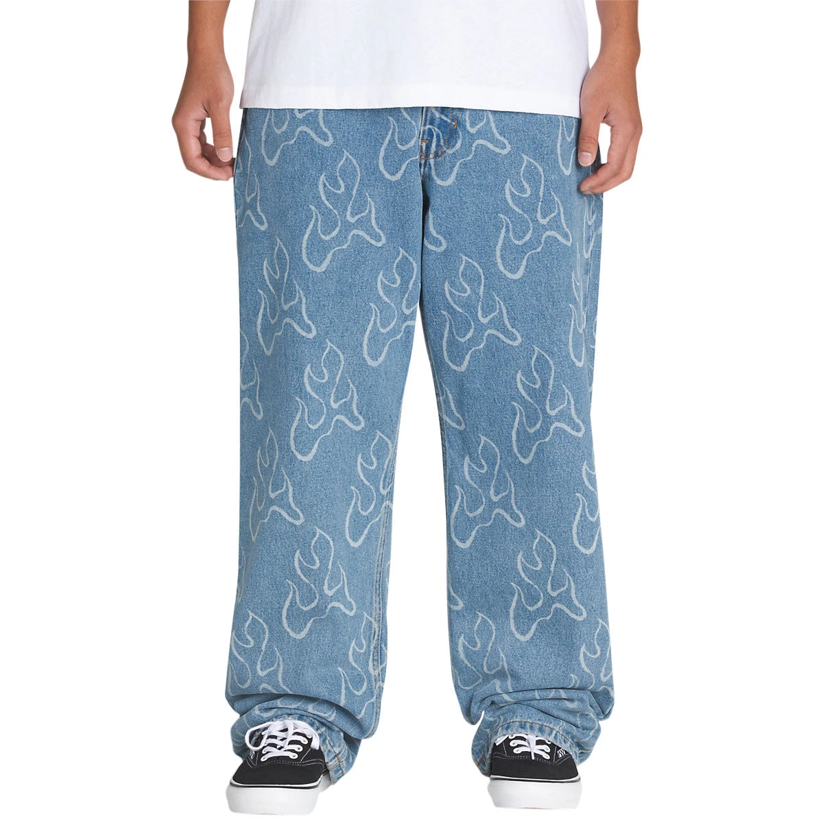 Vans Check-5 Blaze Loose Denim Jeans - Stonewash Blue 3 Vans Check-5 Blaze Loose Denim Jeans - Stonewash Blue