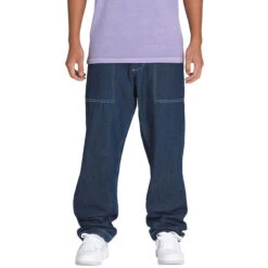 Vans Fatigue Loose Tapered Denim Jeans - Dark Denim