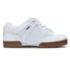 DVS Celsius Shoes - White/White/Gum -DADDIES Skate Gear 197800123166 1