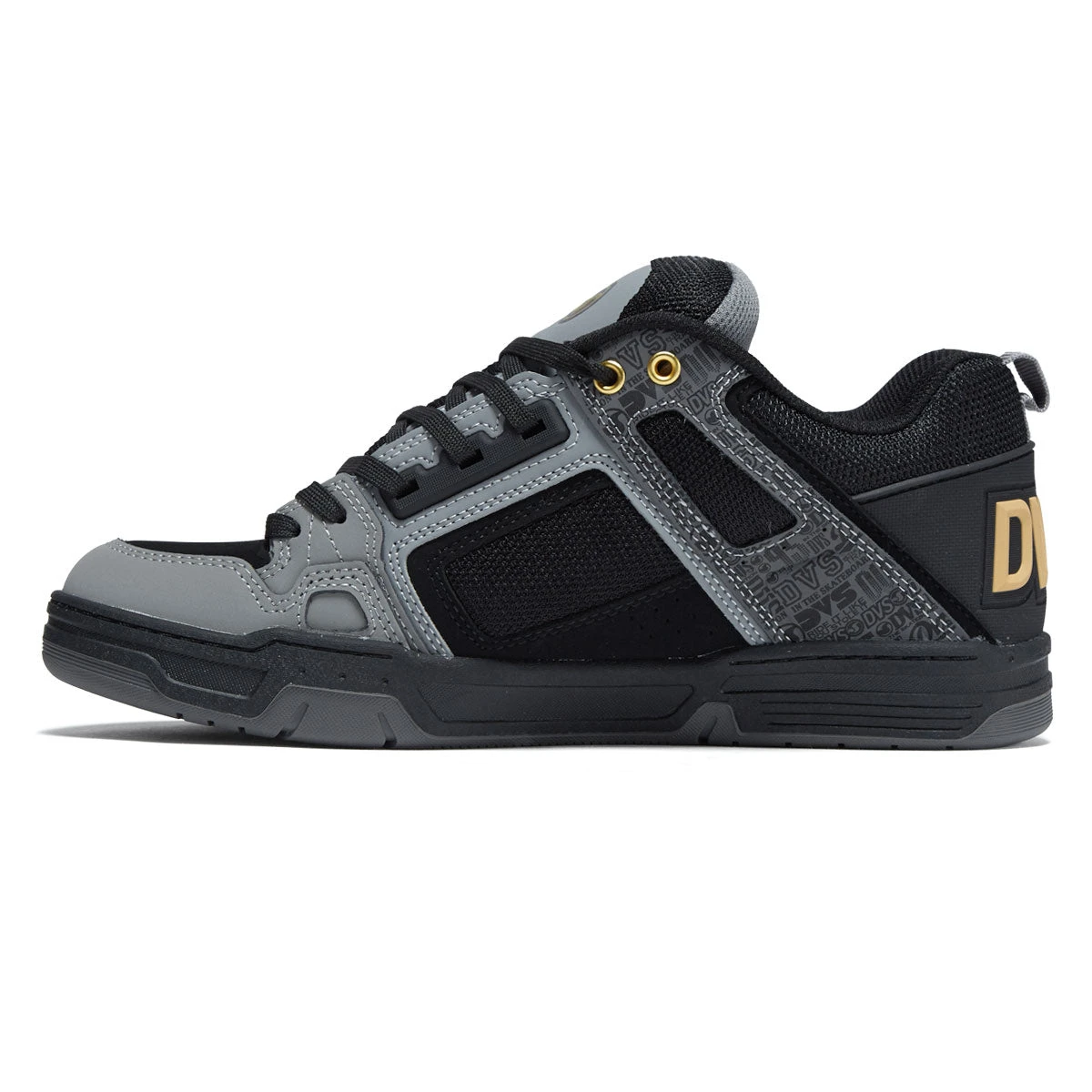 DVS Comanche Shoes - Grey/Black/Gold Nubuck 4 DVS Comanche Shoes - Grey/Black/Gold Nubuck - Image 2