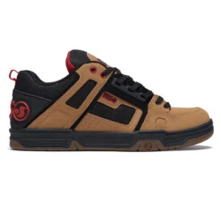 DVS Comanche Shoes - Tan/Black/Red Nubuck