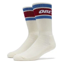 Obey Cooper II Socks - Unbleached/Rhubarb