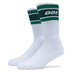Obey Cooper II Socks - White/Green