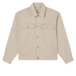 Obey Opena Jacket - Silver Grey Faded Wash